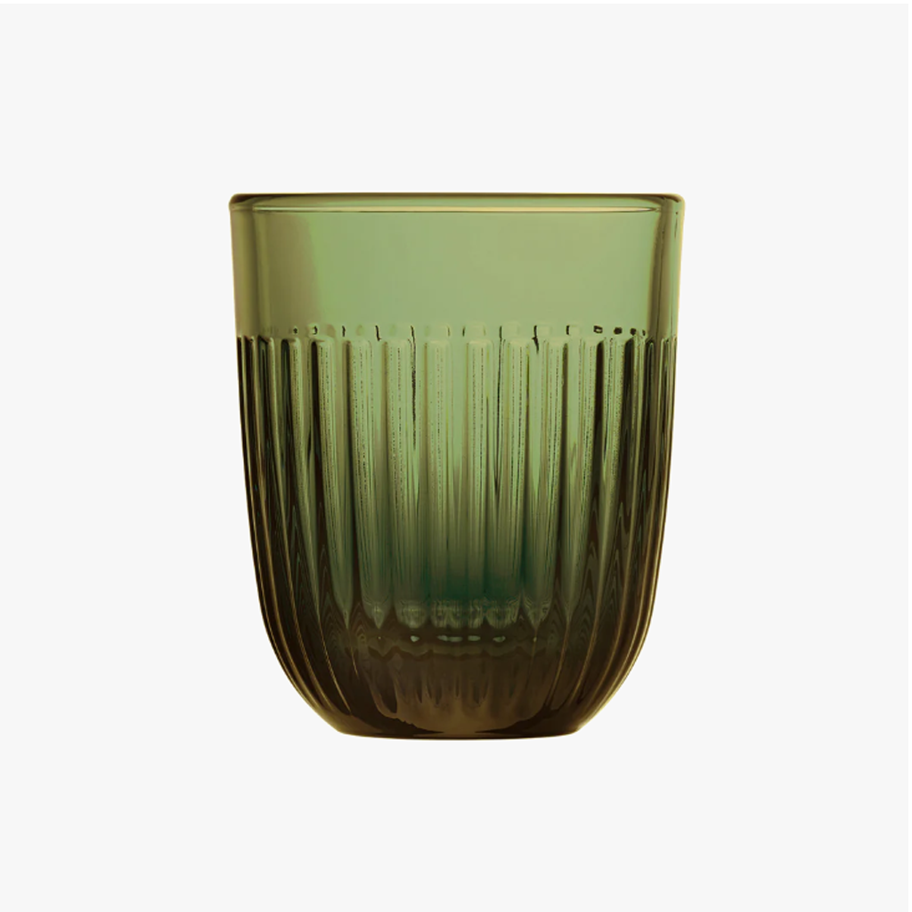 Set van 4 Luxe Drinkglazen – Stijlvol Ribbelontwerp van hoogwaardig Frans glas - La Rochère Quessant